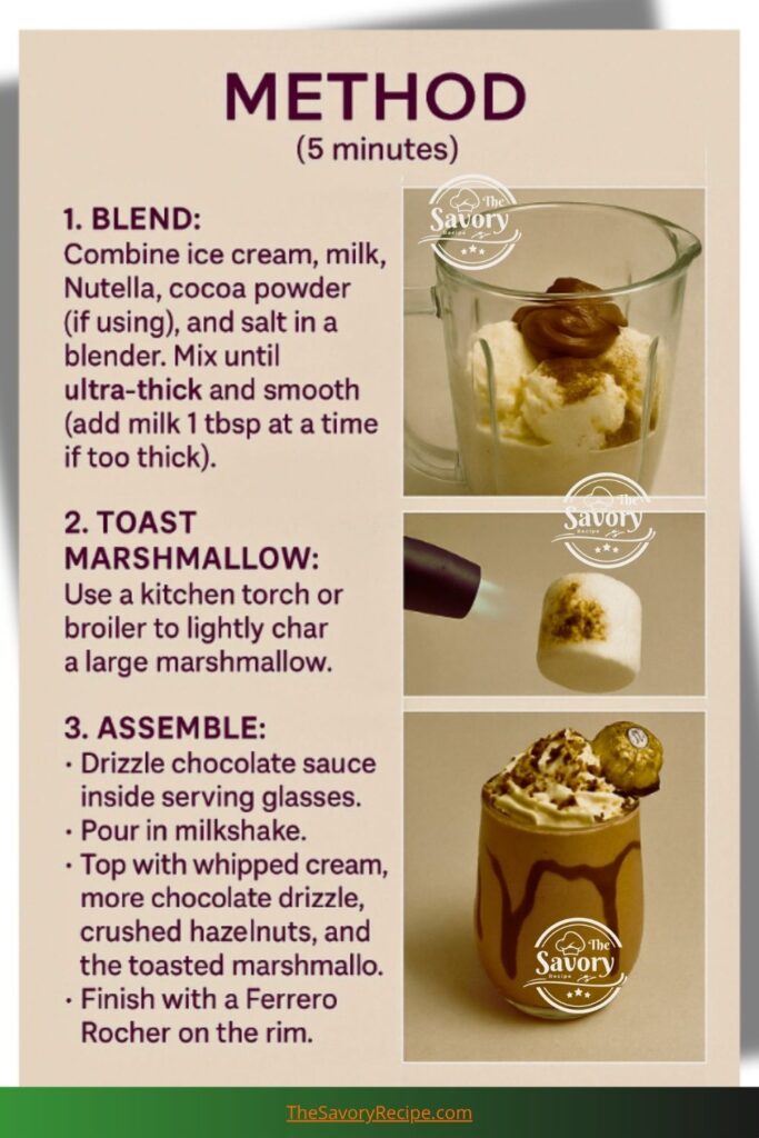 Nutella Milkshake